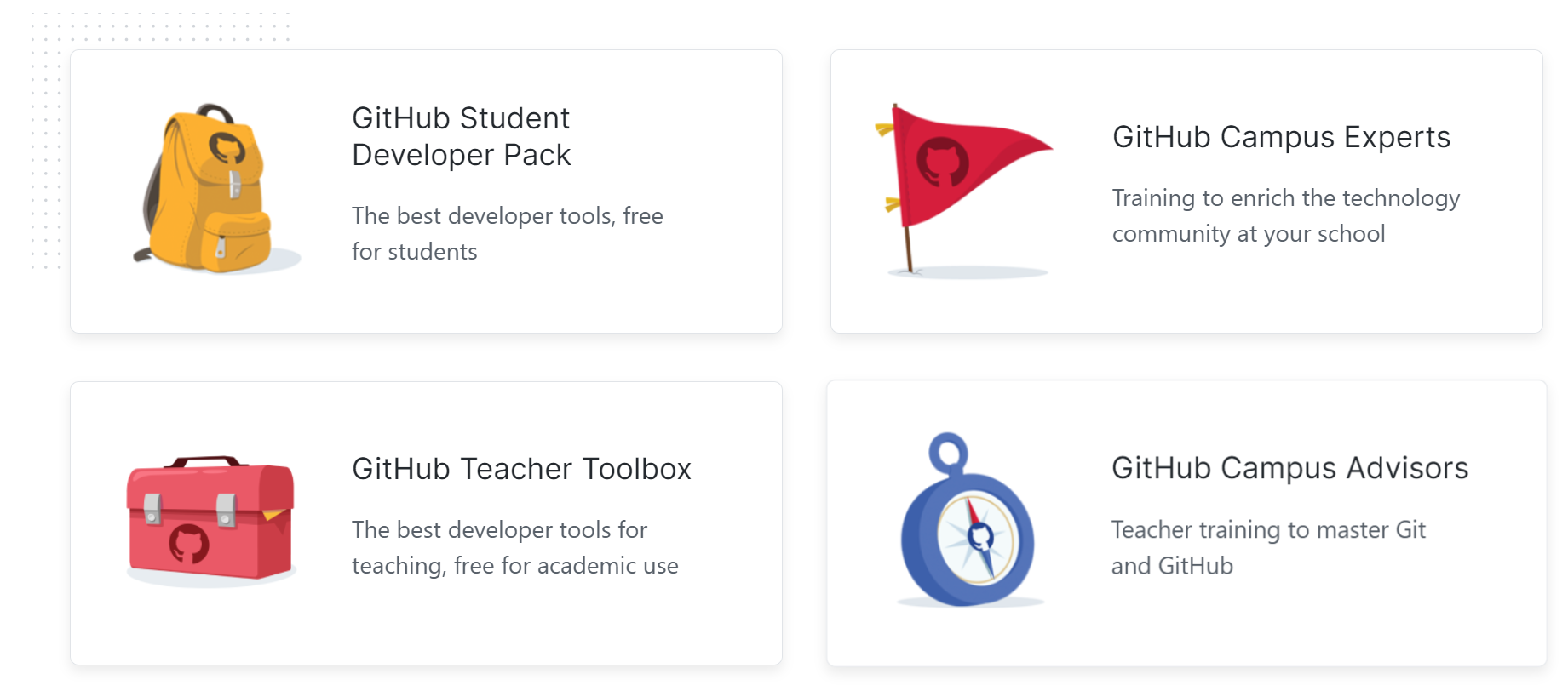 Github resources for educators and students