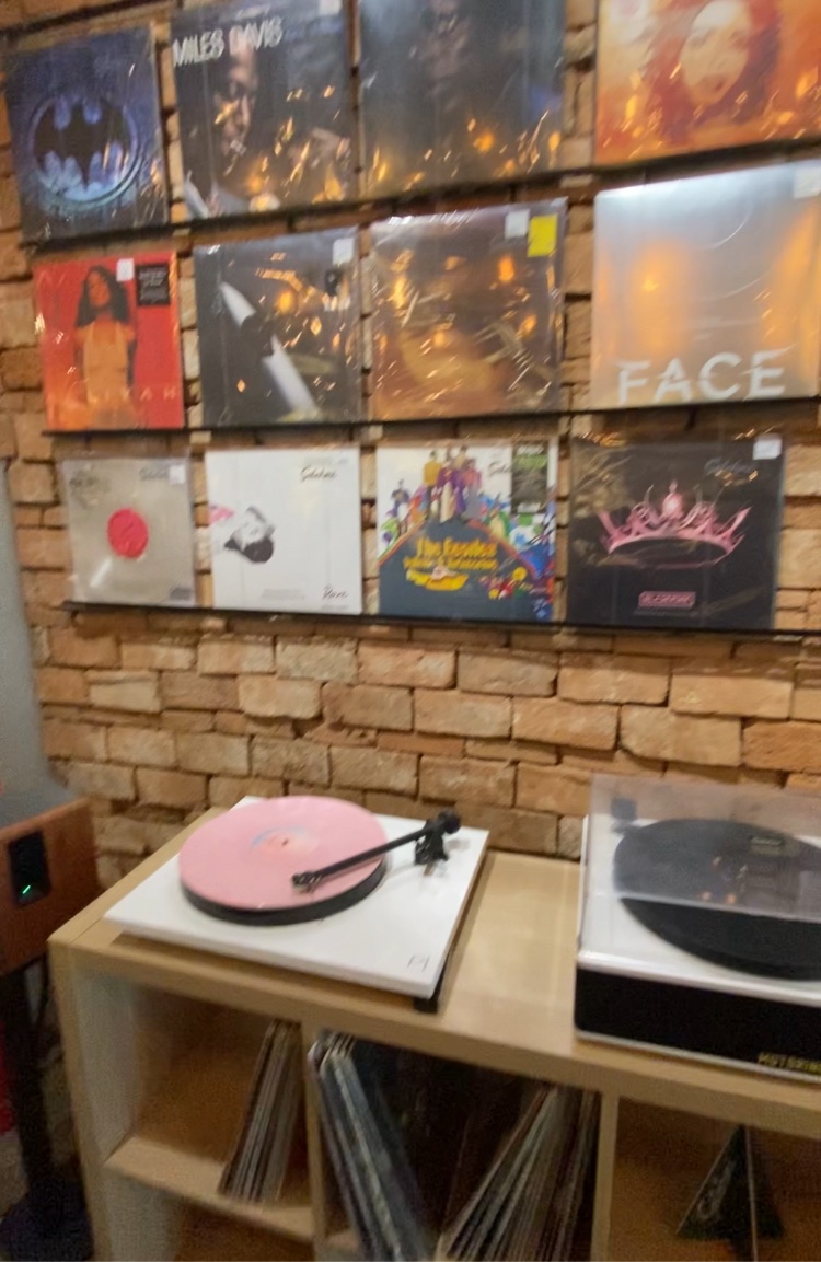 A Wall of Vinyl in Beautiful Saatchmi